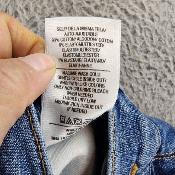 Hudson Jeans Womens 32 Blue Nico Stretch Mid Rise Crop *Read* - Picture 12 of 13